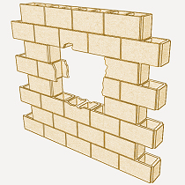 Preço em Moçambique de m³ de Muro de contenção de alvenaria de pedra.  Gerador de preços para construção civil. CYPE Ingenieros, S.A.