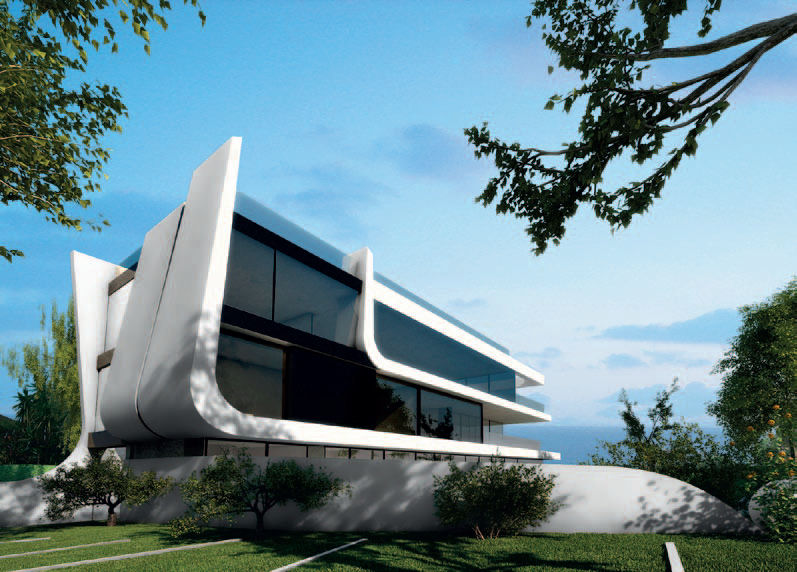 Habitação unifamiliar em Barcelona, Espanha.