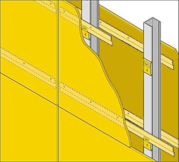 TS2000: fixação oculta sobre estrutura de aço galvanizado