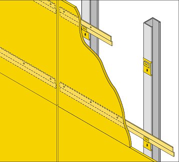 TS2000: fixação oculta sobre estrutura de aço galvanizado