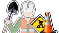 Construção de obra civil. Construção de obra civil.