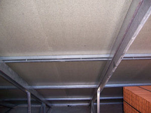 Painel de partículas de madeira e cimento Portland, de 10 mm de espessura